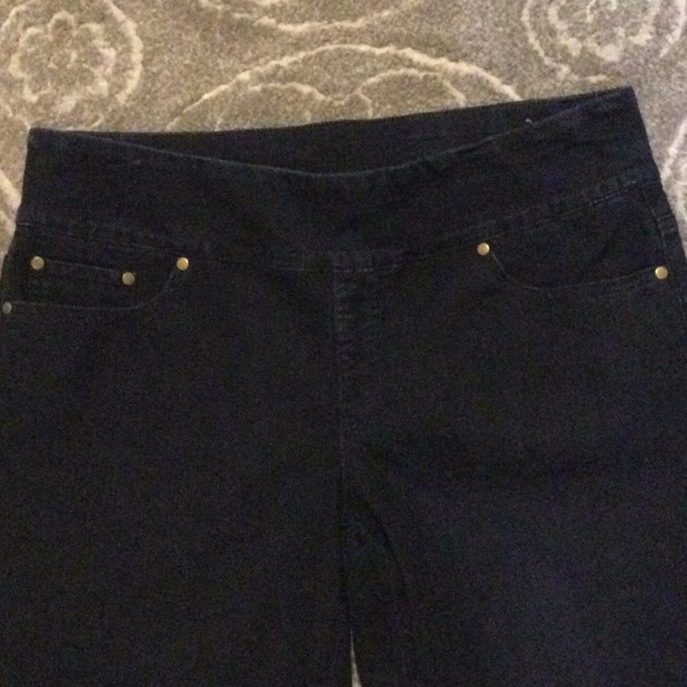Christopher & Banks denim capris size 12 - Picture 3 of 5